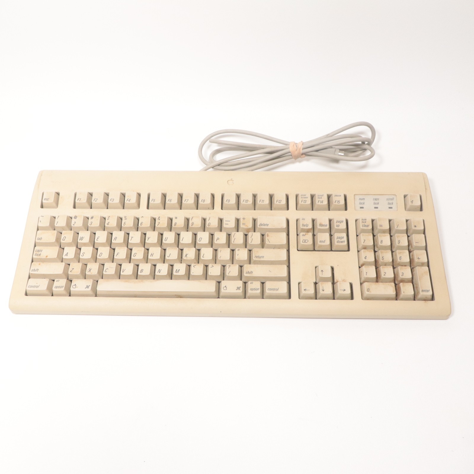 Vintage 1995 AppleDesign Keyboard - ADB Port - Model M2980 - ADB Cable Attached