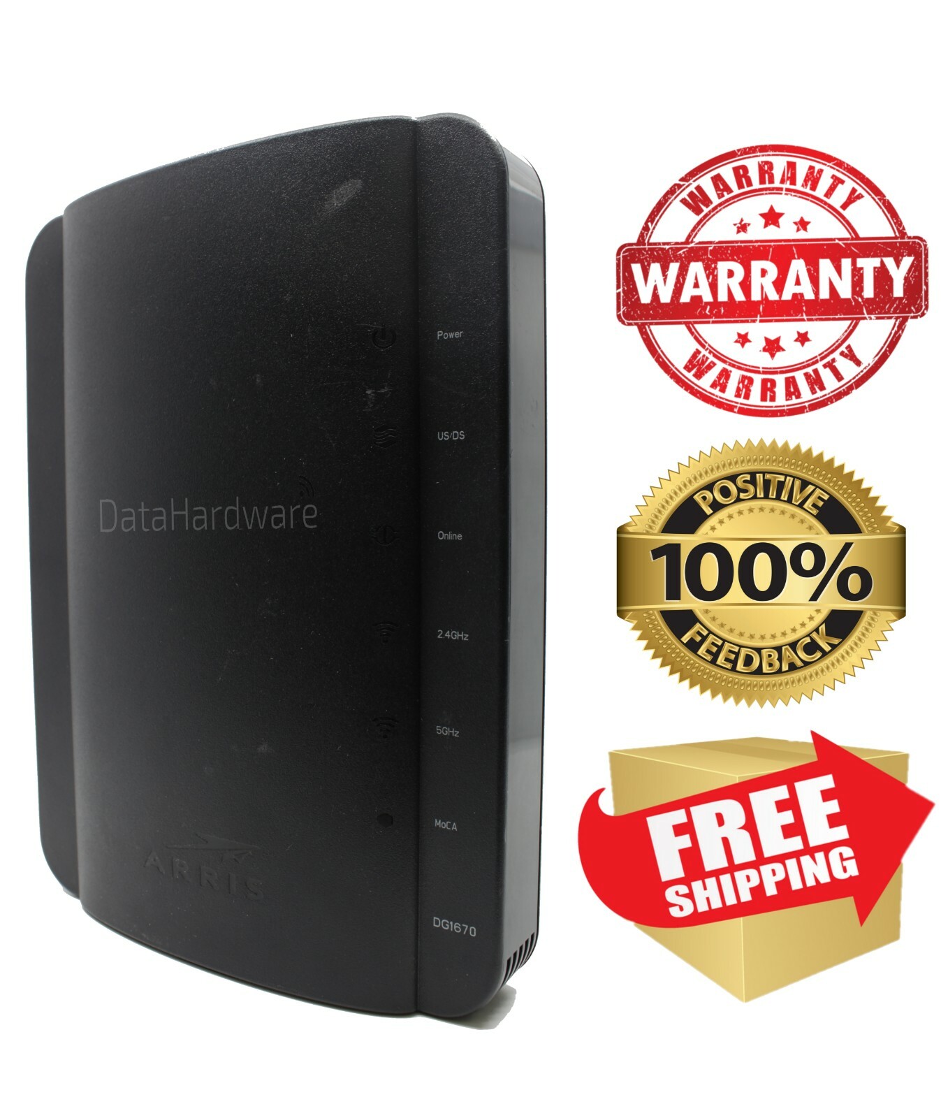Lot x25 Arris DG1670A Cable Modem Wireless Router DOCSIS 3.0 * WARRANTY * 
