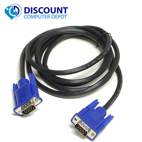 5FT 5 FT 15 PIN SVGA Laptop PC Monitor M M Male 2 Male Cable BLUE CORD FOR PC TV