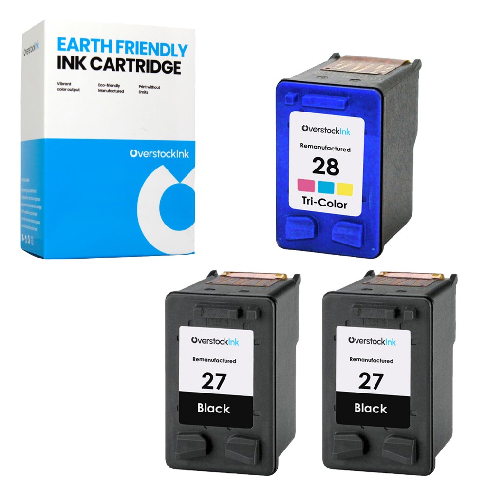 OSI 3PK Compatible HP 27 78 Cartridges Combo Pack for Deskjet 3845 3845xi 3847