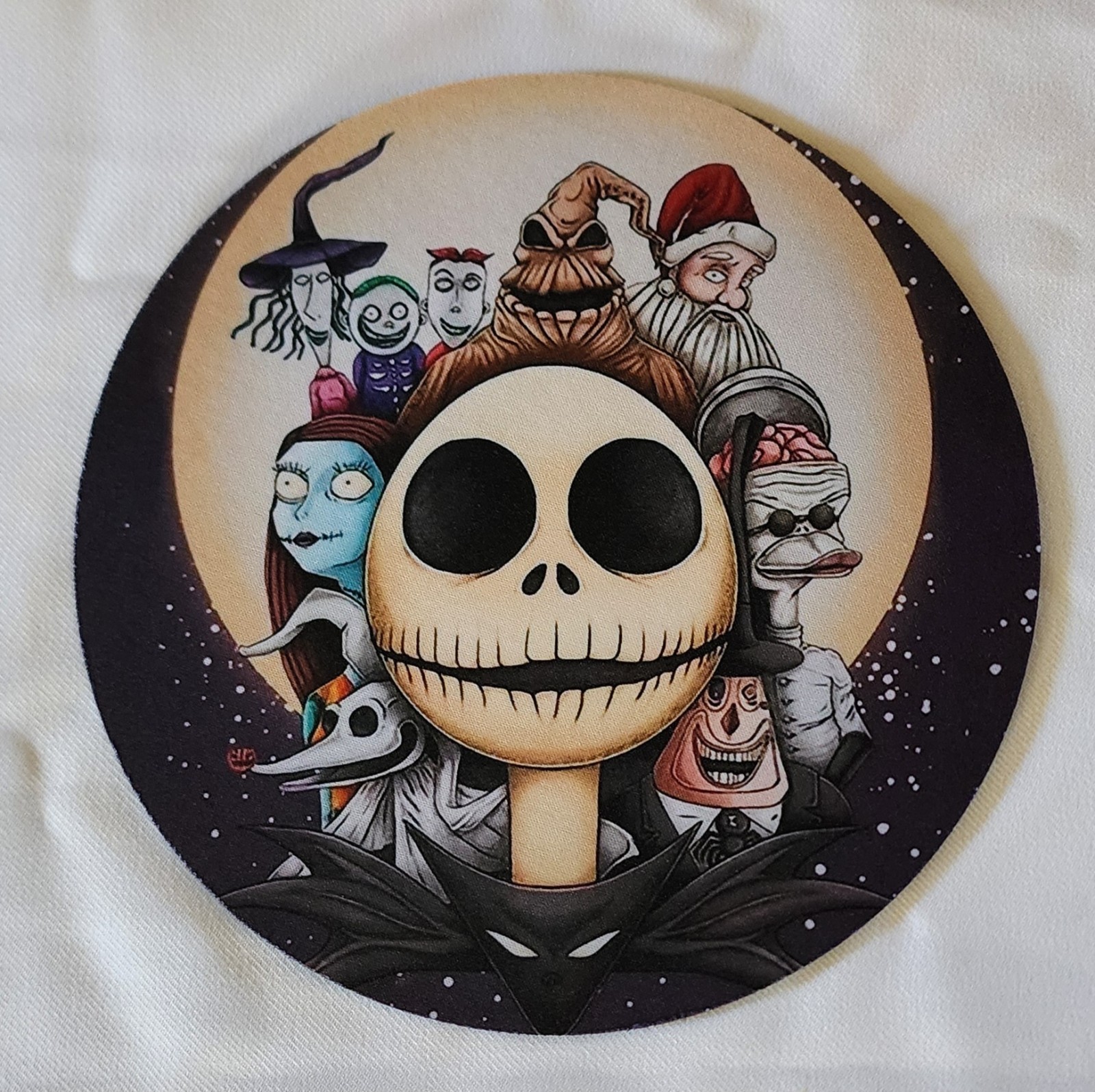 Disney The Nightmare Before Christmas Mouse Pad Gift Brand New 8" Wide JACK  A3