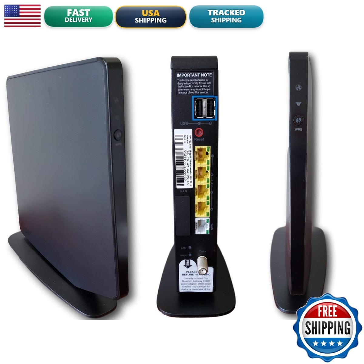 VerizonW Verizon Fios G1100 Updated 2019 Version AC1750 WiFi G-1100 Quantum
