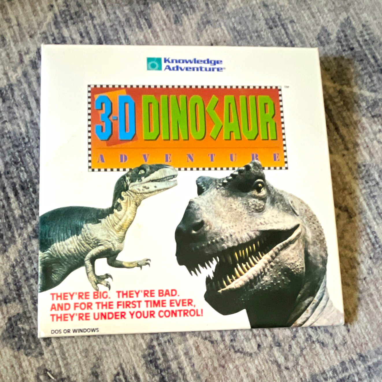 Knowledge Adventure 3-D Dinosaur Adventure PC CD-ROM MS-DOS/Windows OEM