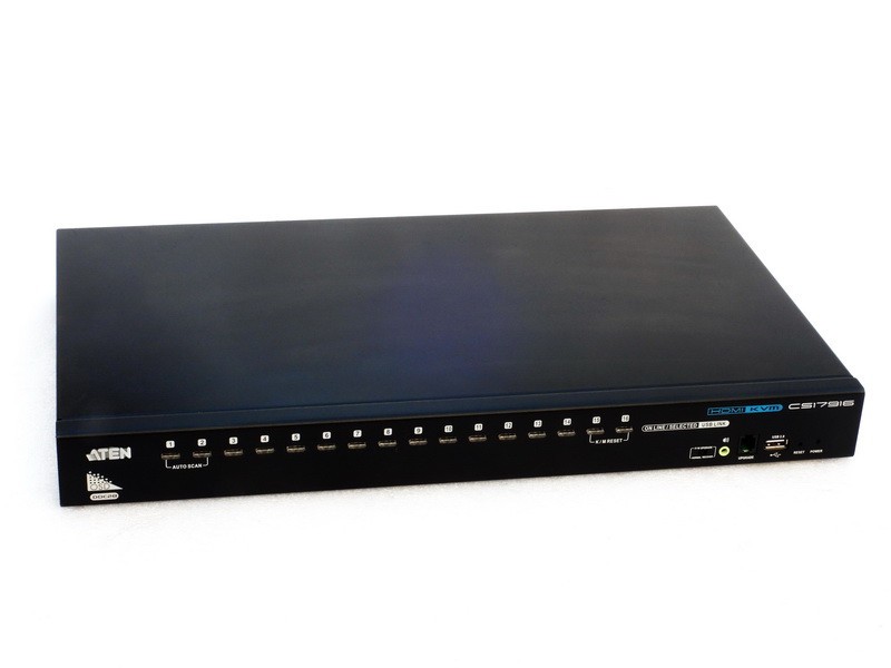 NOS ATEN INTERNATIONAL MODEL CS17916 16-PORT USB HDMI AUDIO KVM NETWORK SWITCH