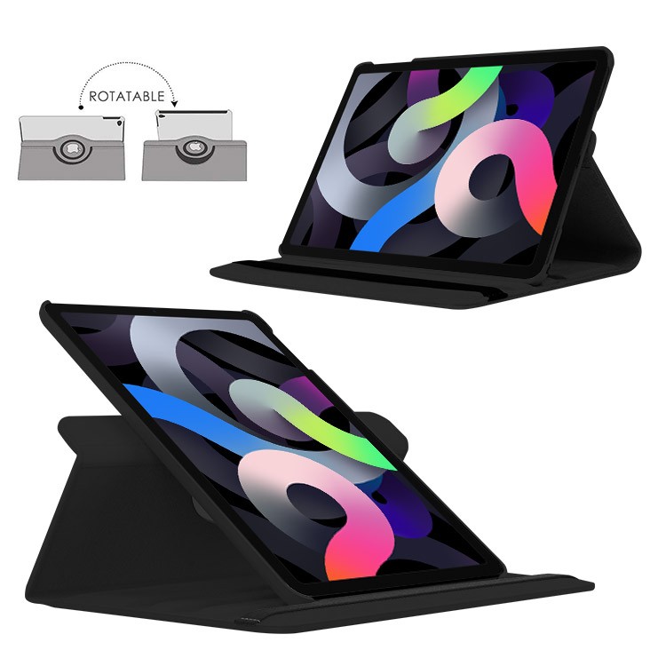 CASEBUS CLASSIC ROTATING CASE FOR IPAD, 360° ROTATING FLIP LEATHER STAND -
