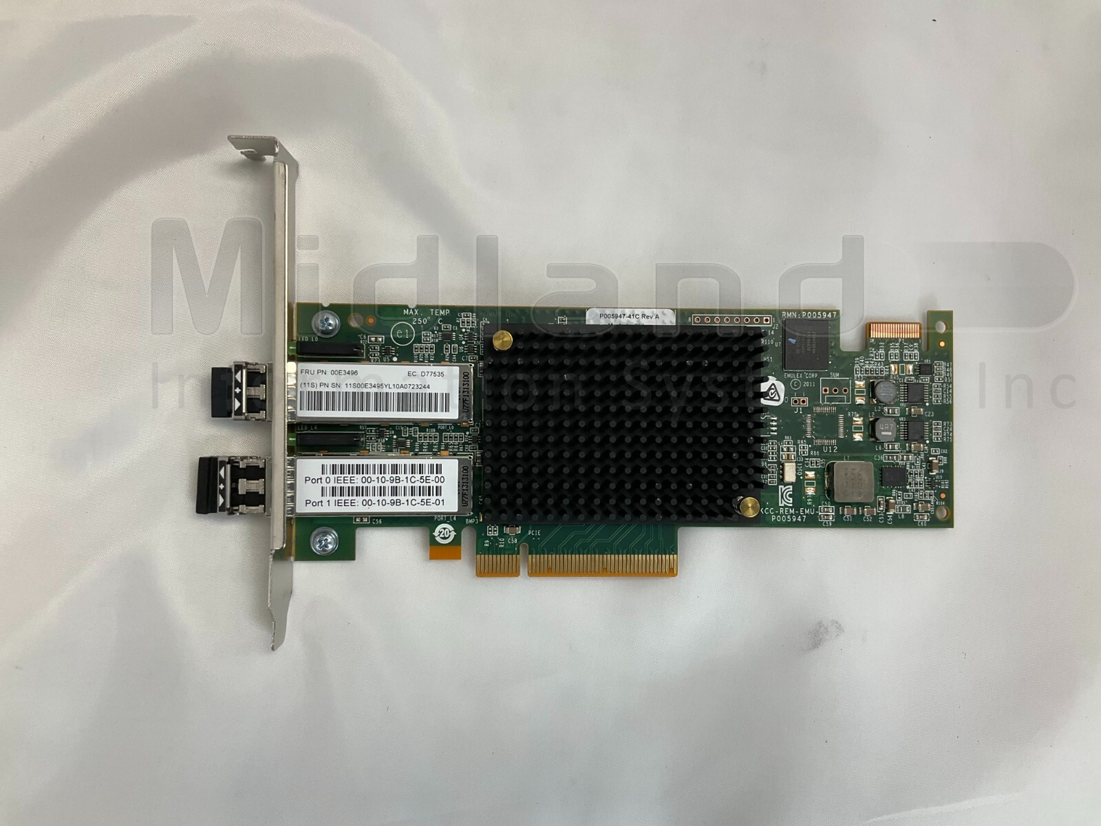 IBM EN0A 16Gb 2-Port PCIe2 (x8) SR SFP+ Fibre Channel Adapter (FH) 577F