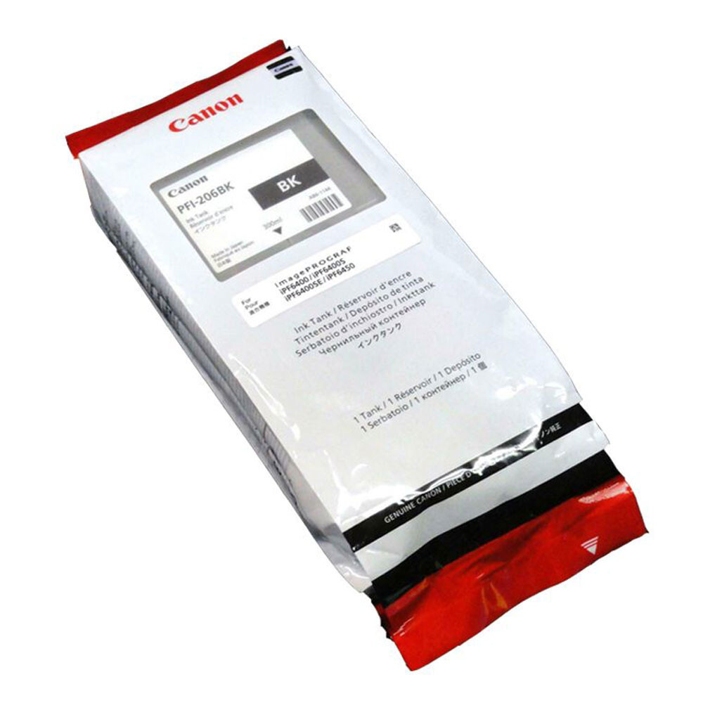 GENUINE Canon PFI-206 Black for imagePROGRAF iPF6400 iPF6450