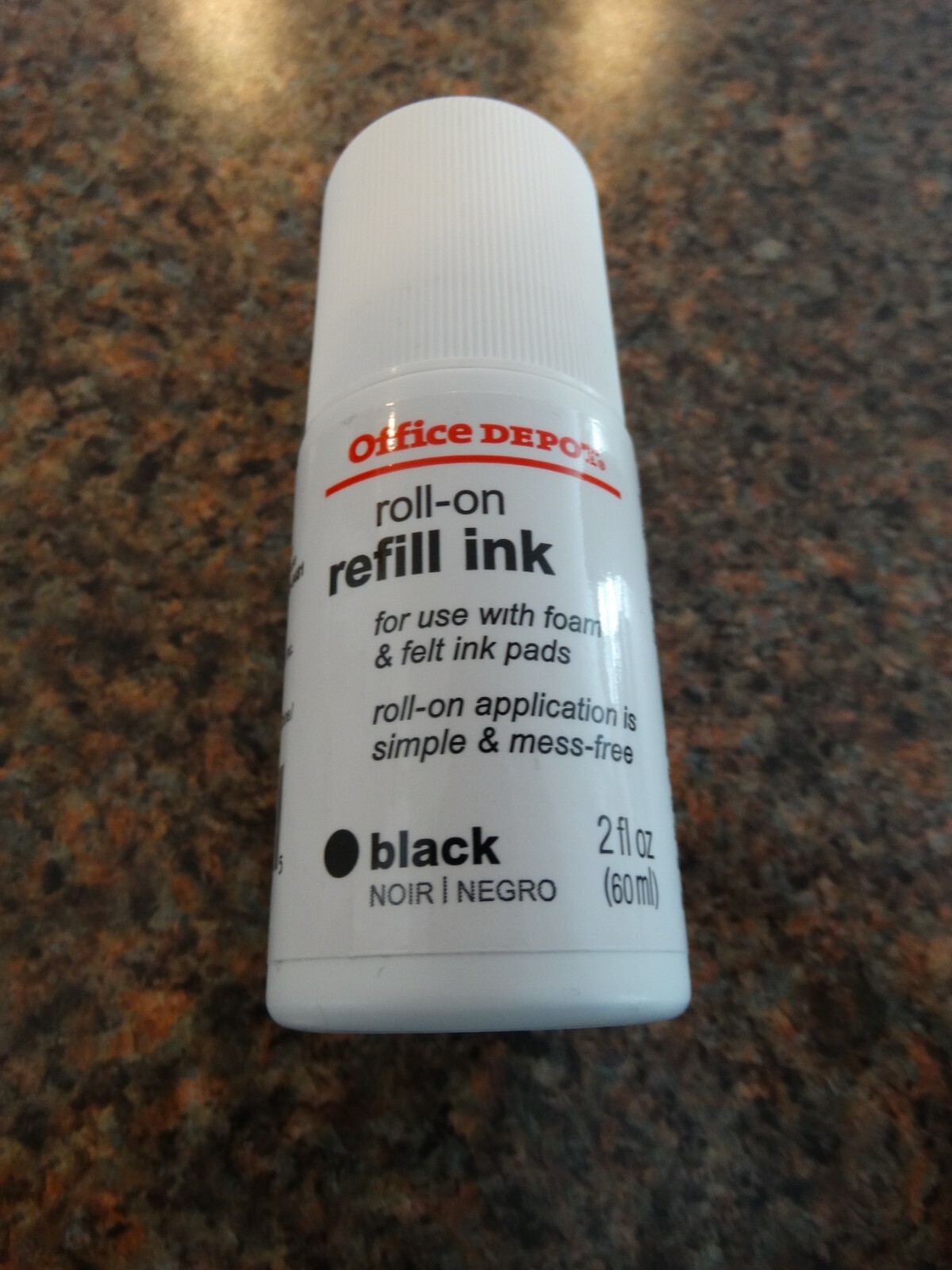 New In Box Office Depot Roll On Refill Ink - Select Color