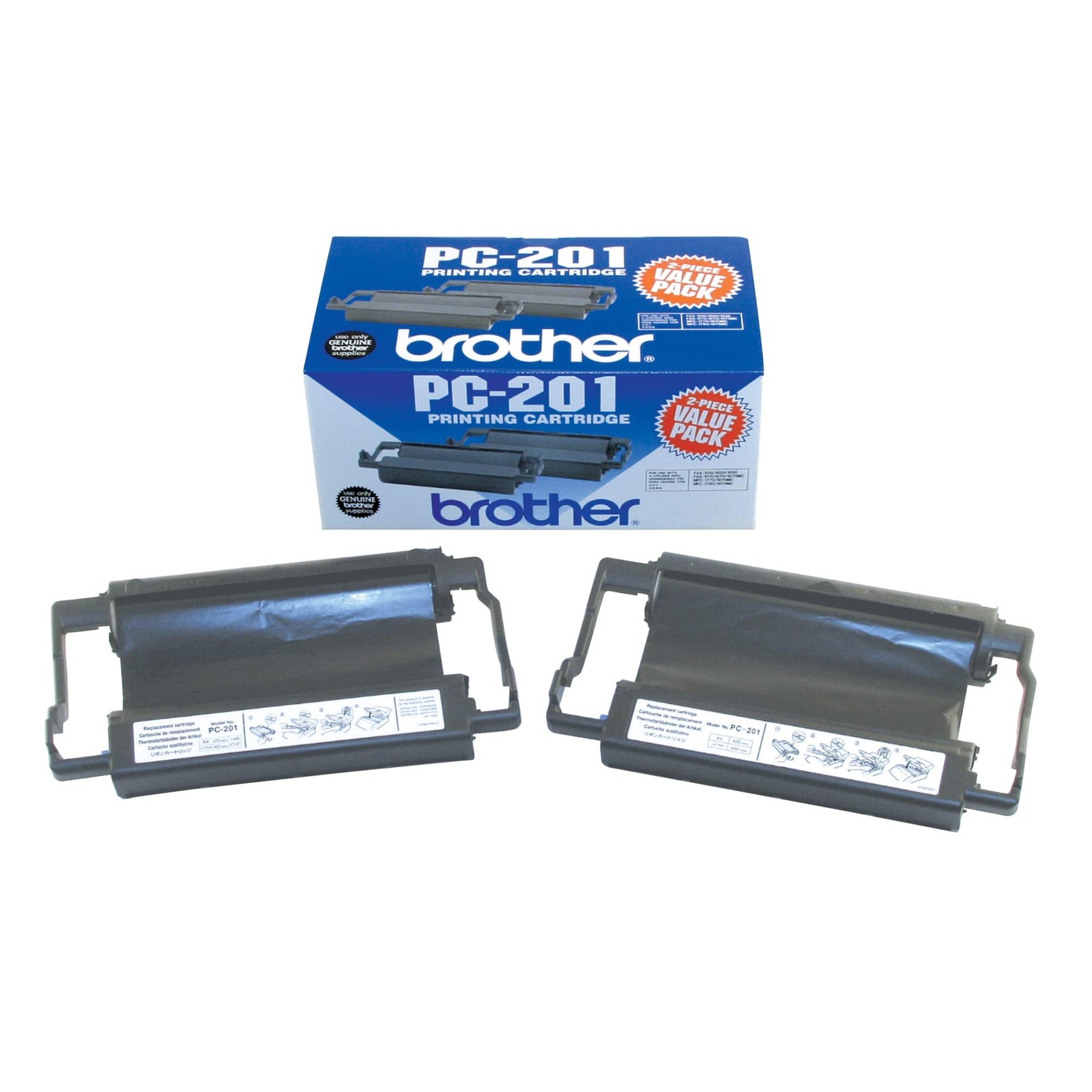 Brother PPF Print Cartridge 450 Pages-2 Peices (PC2012PK) - Retail Packaging