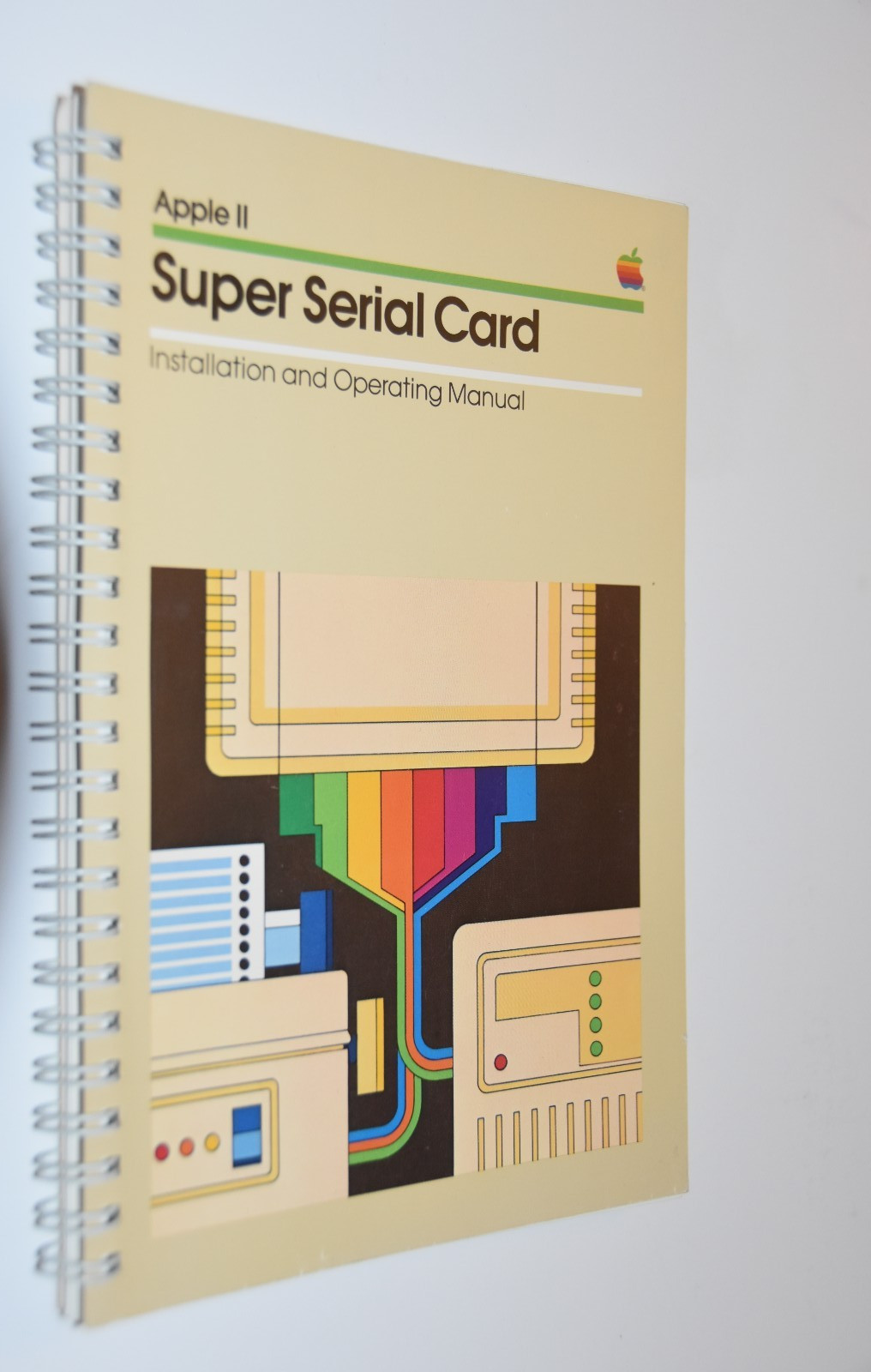 vintage 1981 Apple II Super Serial Card Installation & Operating book 030-0270-A
