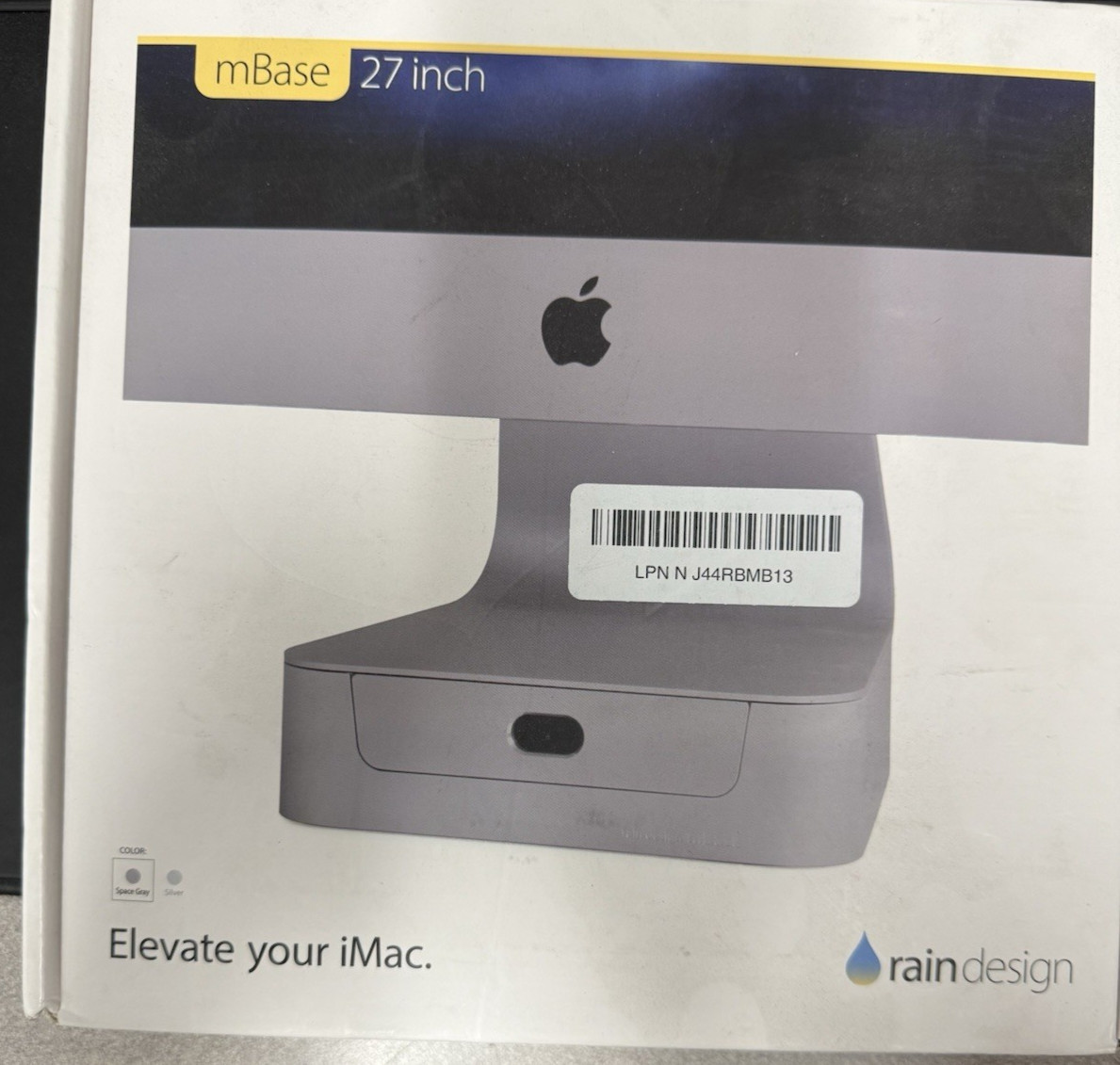Rain Design mBase 27-Inch for iMac (10045) - Space Gray 