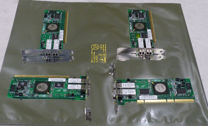 LOT OF 4* NETAPP DUAL CHANNEL CONTROLLER CARDS 111-00051+BO