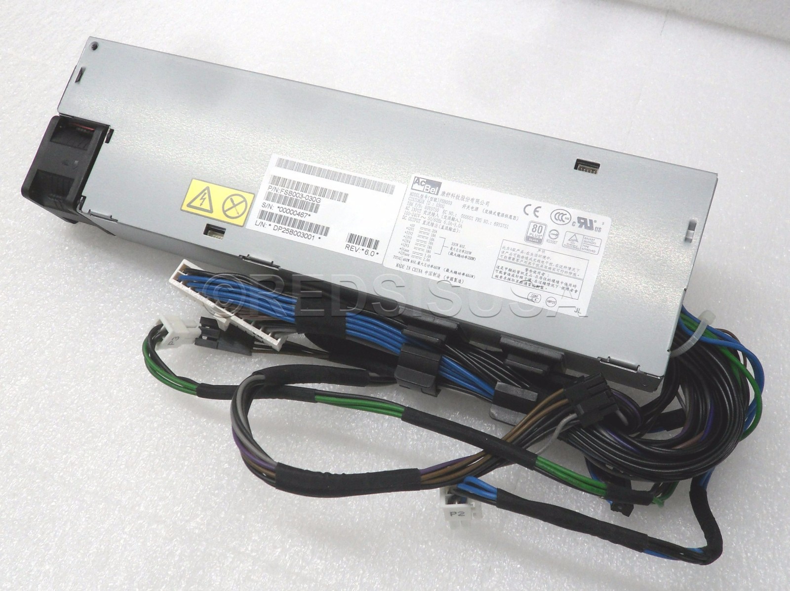 IBM 460-WATTS Power Supply for X3530 M4 FSB003 69Y5750 69Y5751