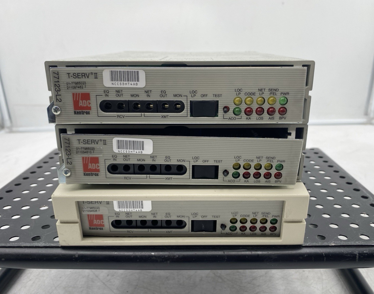 Lot 3 ADC Kentrox T-SERV II 77965 NCCSDHT4AB CSU/DSU T1 Network Modems