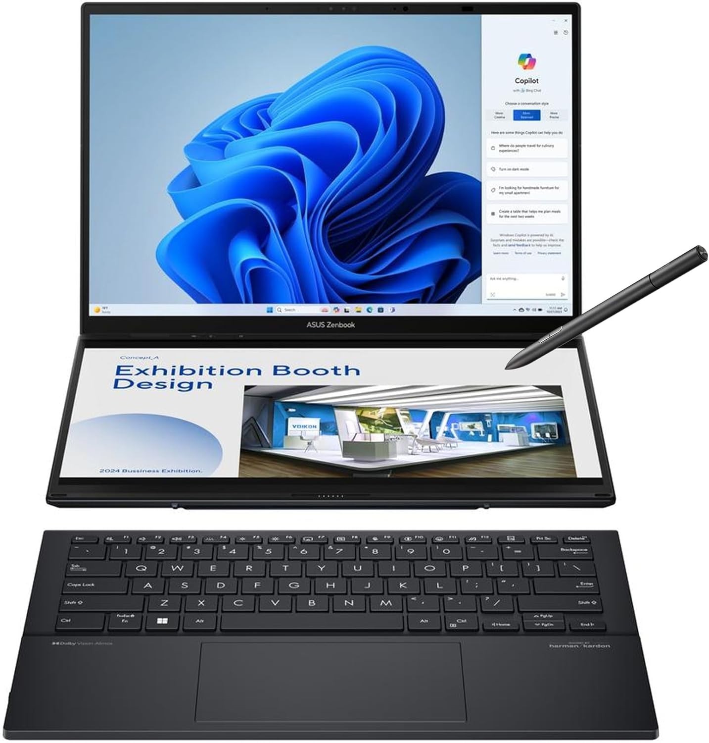 ASUS Zenbook Duo Laptop - Dual OLED Touchscreens, Ultra 9 , 32GB RAM, 1TB SSD
