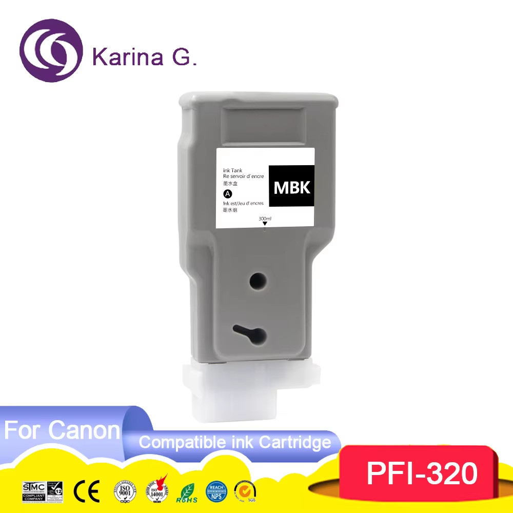 PFI320 PFI 320 PFI-320 Premium Color Compatible Inkjet ink Cartridge for  imageP