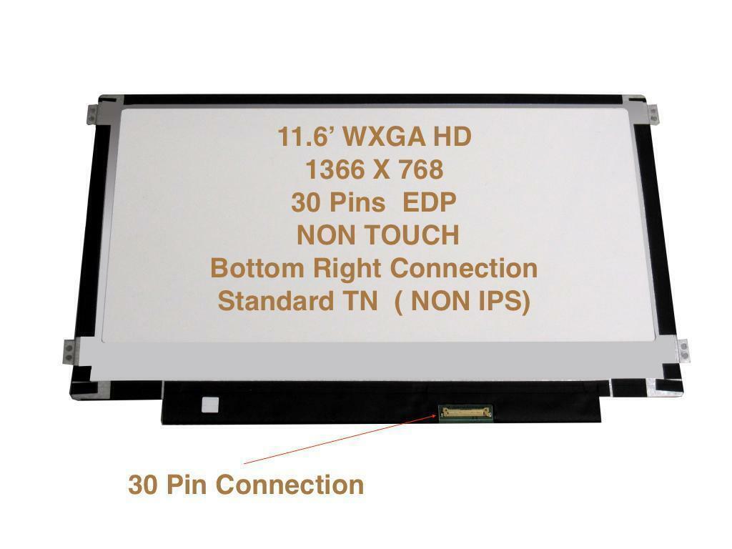For B116XTN02.3 Non-Touch Replacement Led Lcd Screen 11.6" HD 30Pin 1366x768 new