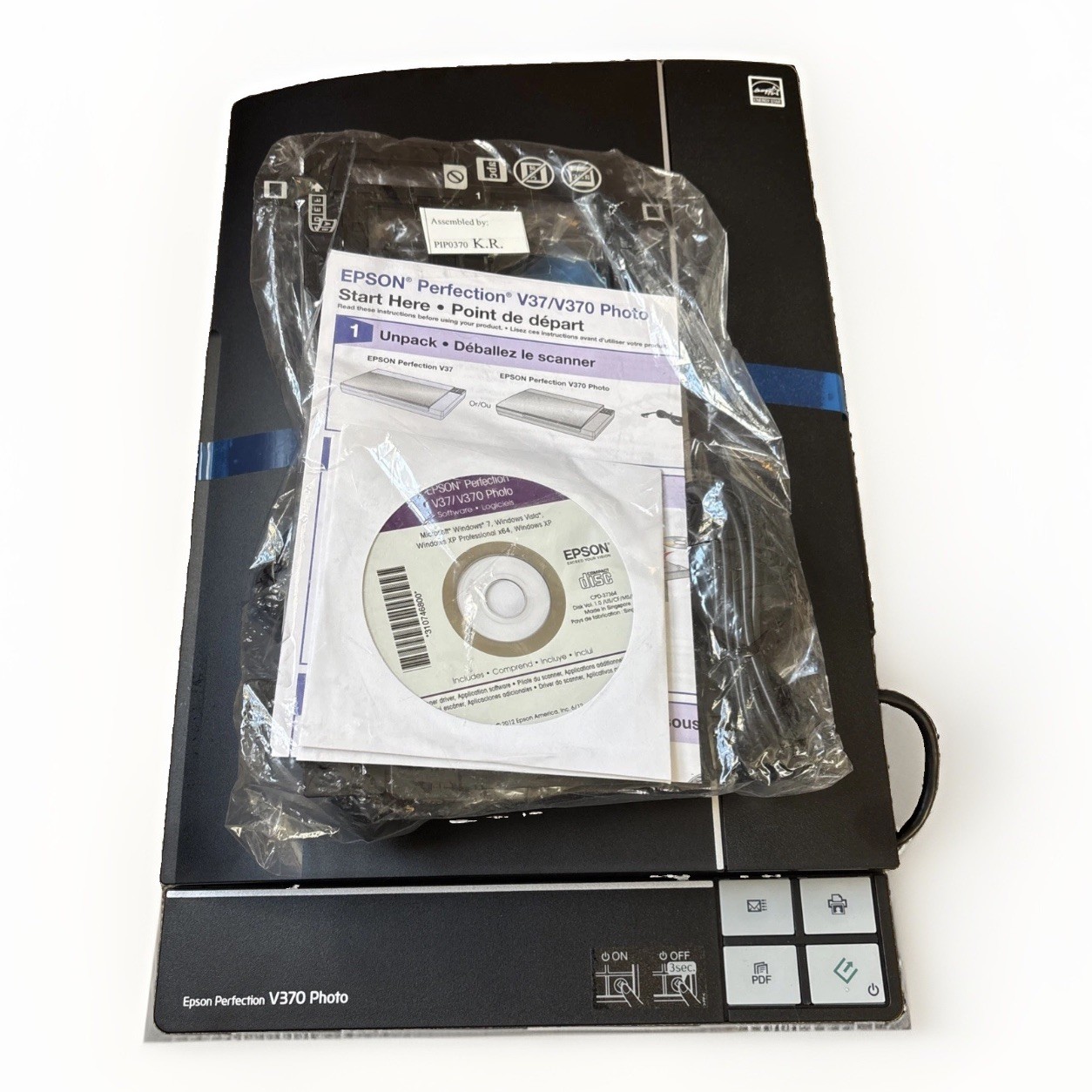 Epson Perfection V370 Photo, Slide & Film Scanner Sealed J232D Fast Shipping