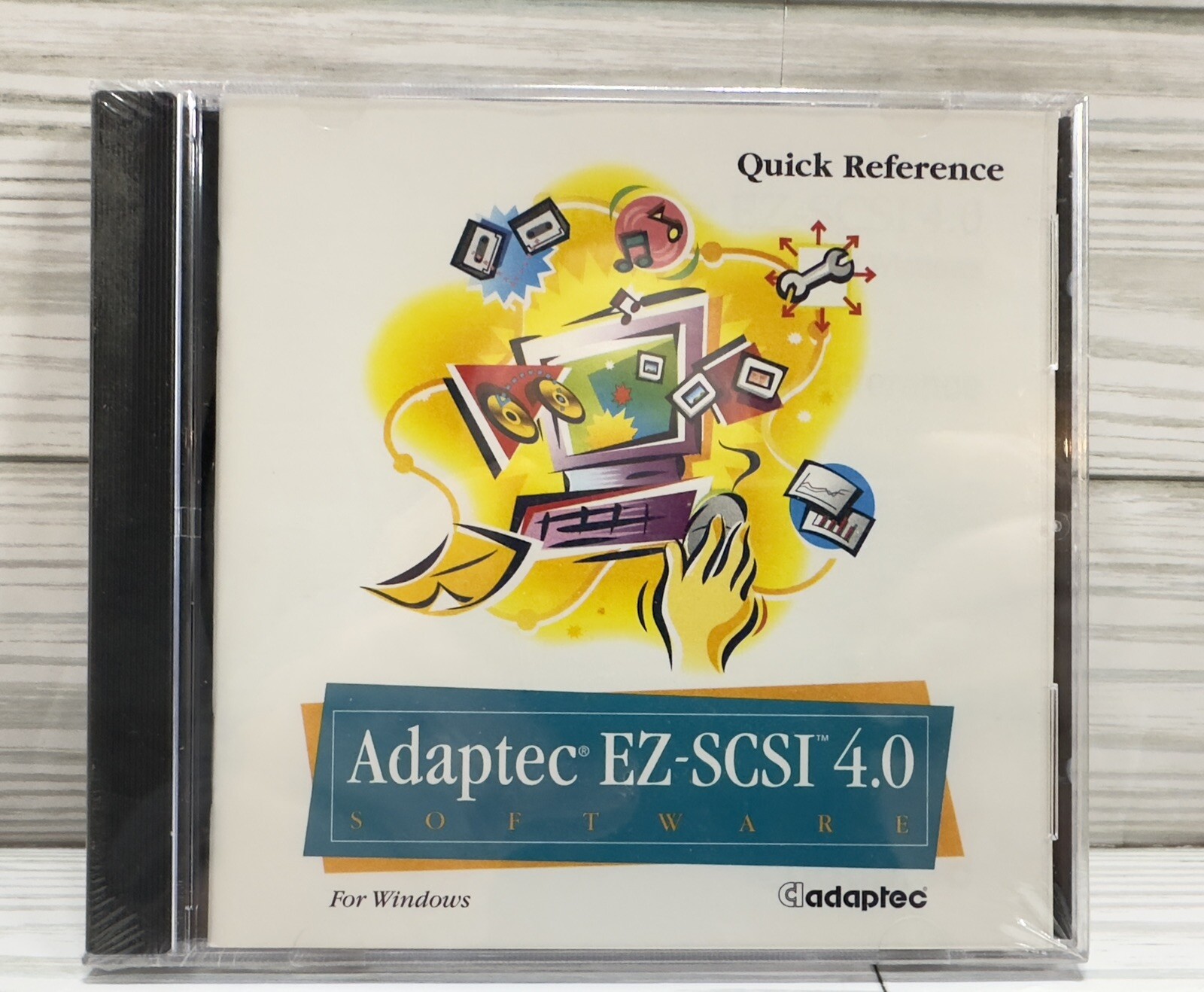 Adaptec EZ-SCSI 4.0 Software For Windows Quick Reference - CS42 - New Sealed A7