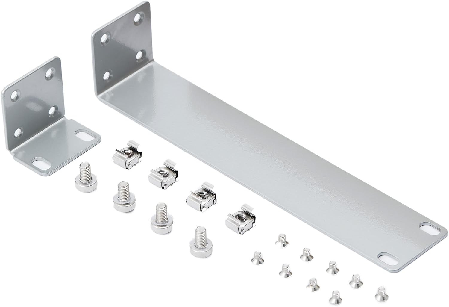 Mokerlink 1U Rack Mount Kit Compatible for Ubiquiti Switches, Rackmount Ears