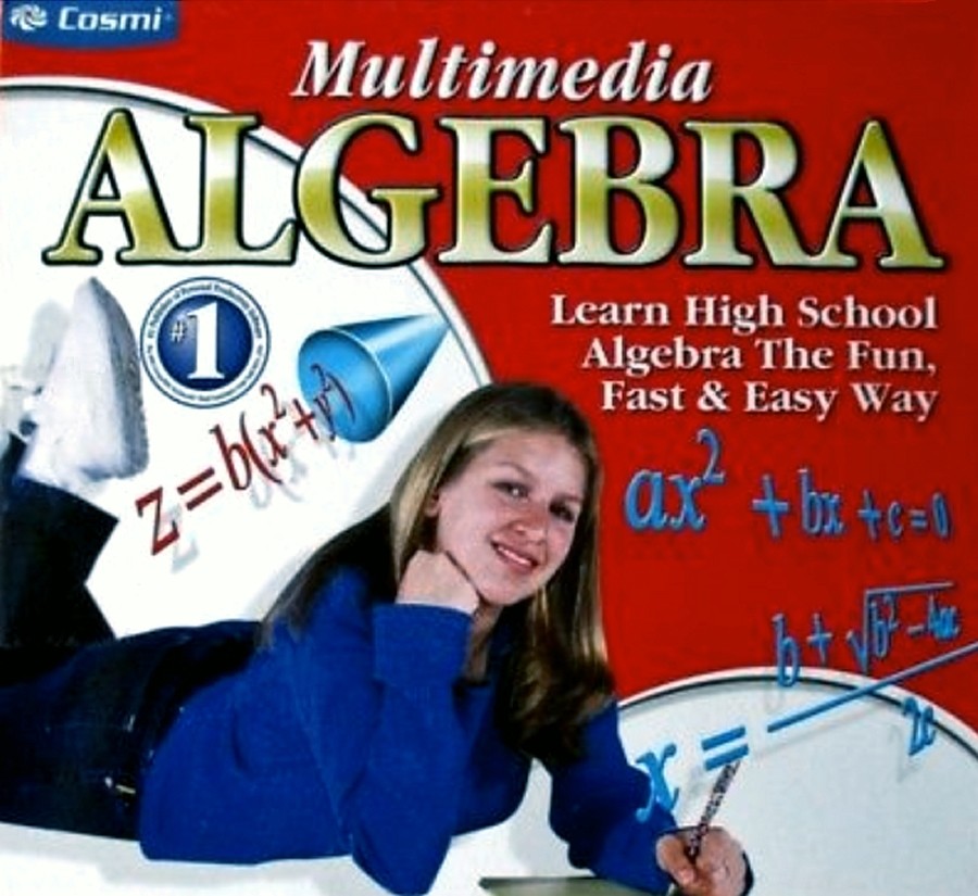 MULTIMEDIA ALGEBRA. LEARN HIGH SCHOOL ALGEBRA THE FUN FAST & EASY WAY FAST SHIP