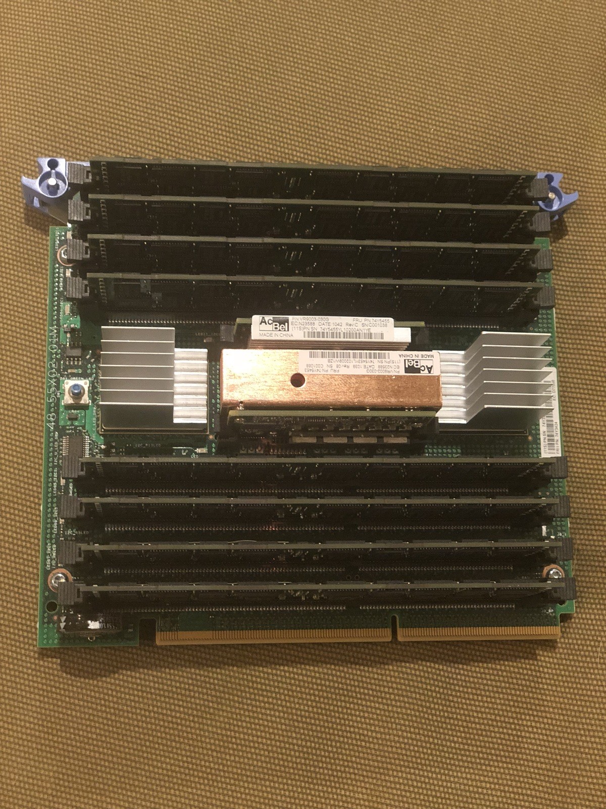 IBM 5604 74Y3424  8x Slot POWER7 DDR3 Memory Riser Card CCIN 51CC 82XX