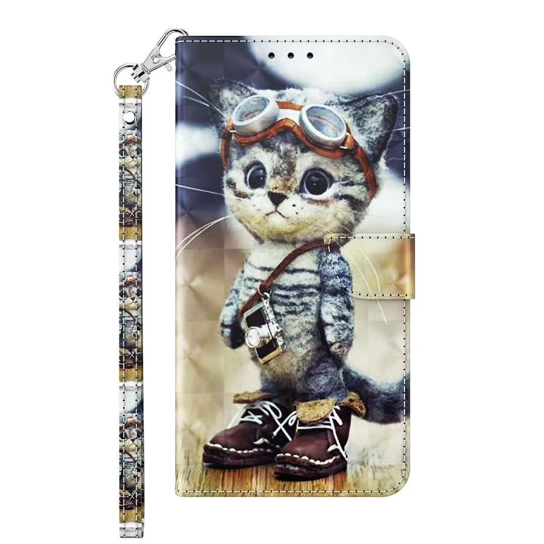 3D Cat Flower Butterfly Wallet Cover Case For A53 A23 A13 S22 A12 A22 5G