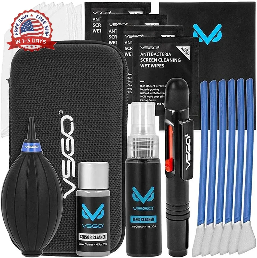 VSGO All-in-One Camera Cleaning Kit for APS-C Sensor Cameras (16mm) Compatible w