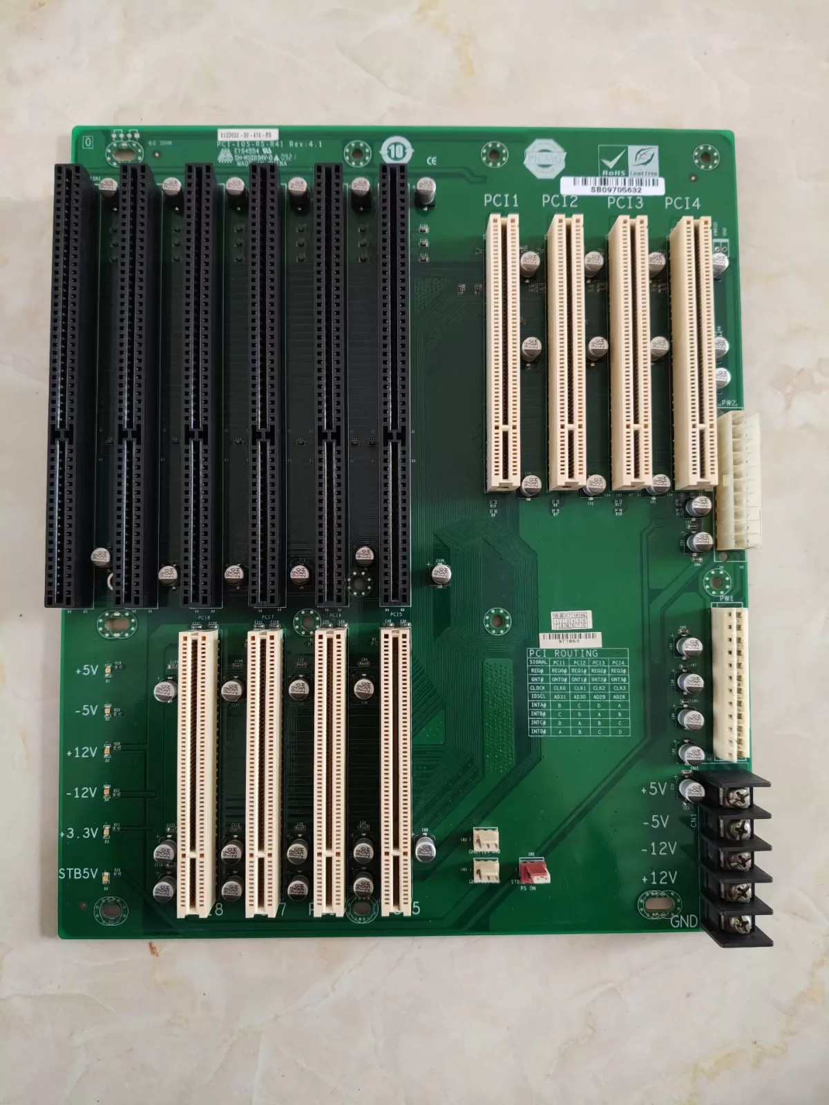 PCI-10S-RS-R41 Rev 4.1   Industrial Base Board
