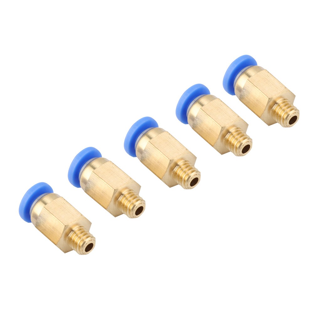 5PCS 3D Printer Accessories PC4-M6 Straight Through Pneumatic Joint Outer D DAIQ
