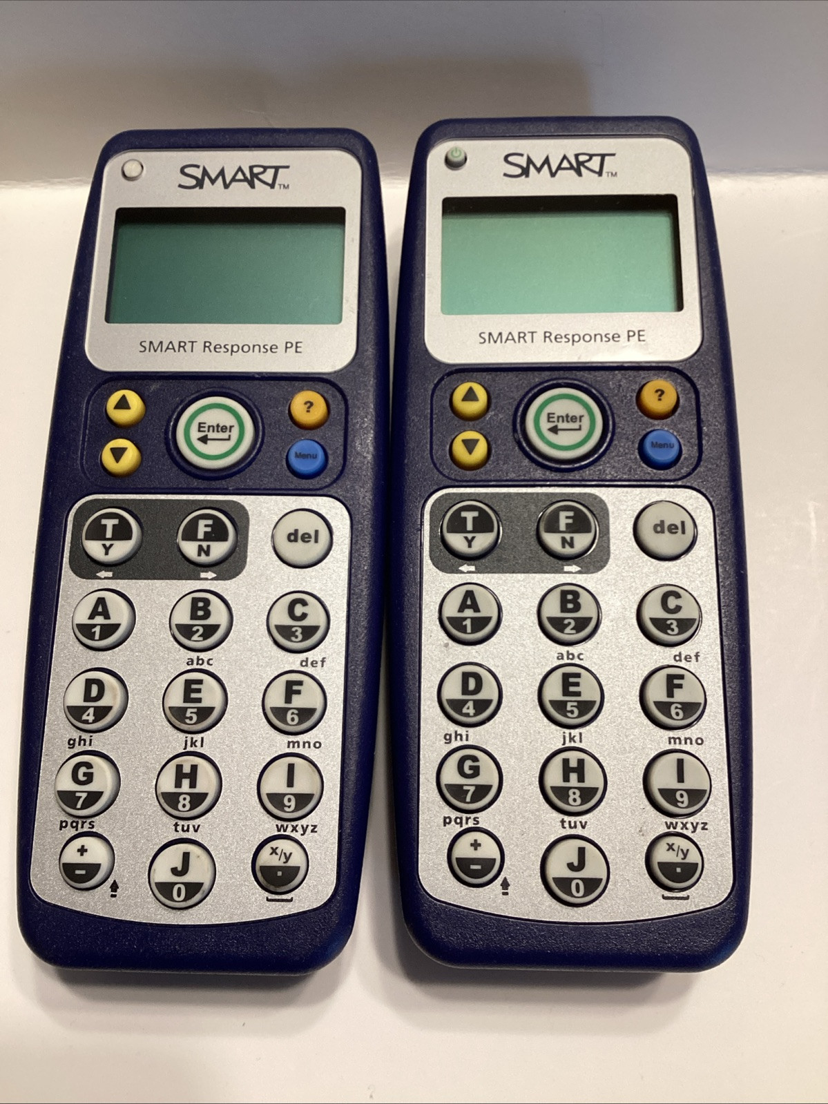 Lot Of 2 Smart Response PE 03-00174 Interactive Classroom Single Remote Clicker