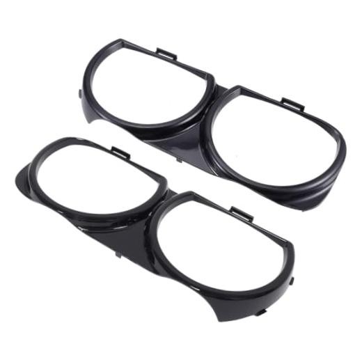 Front Left Driver and Right Passenger Side Headlight Bezel Cover Trim