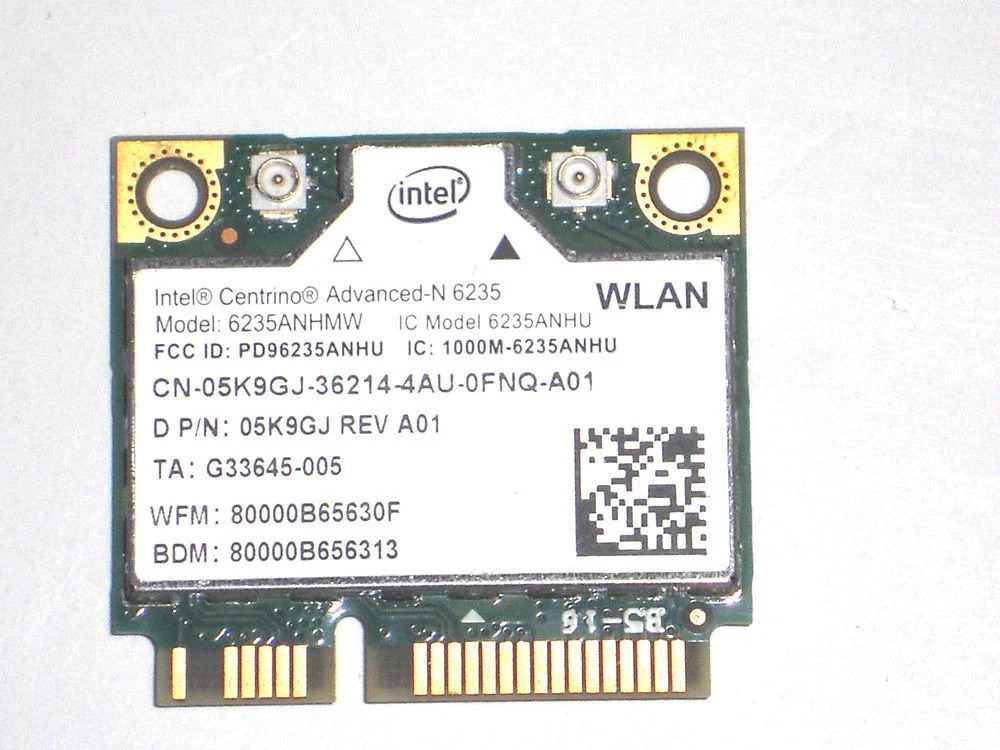 Dell Optiplex 9020 Wireless Card 05K9GJ 5K9GJ Tested Good  CN-05K9GJ  US SELLER