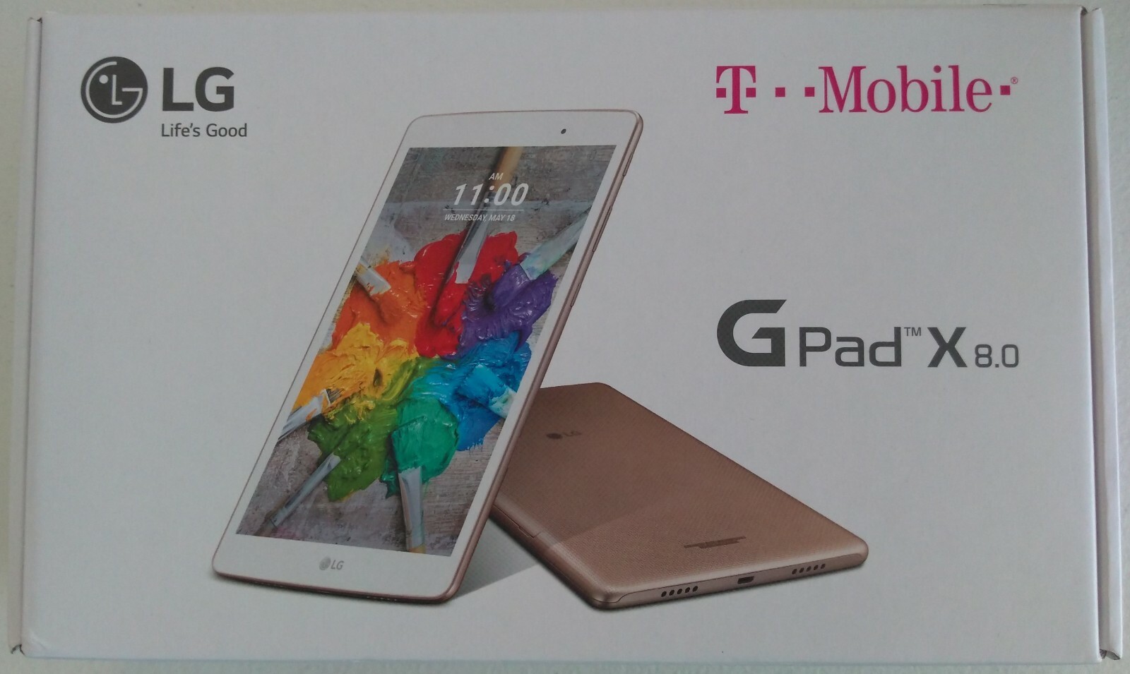 NEW UNLOCKED LG G Pad X 8.0 Gold Tablet, 8 Core Processor, Wi-Fi and 4G LTE