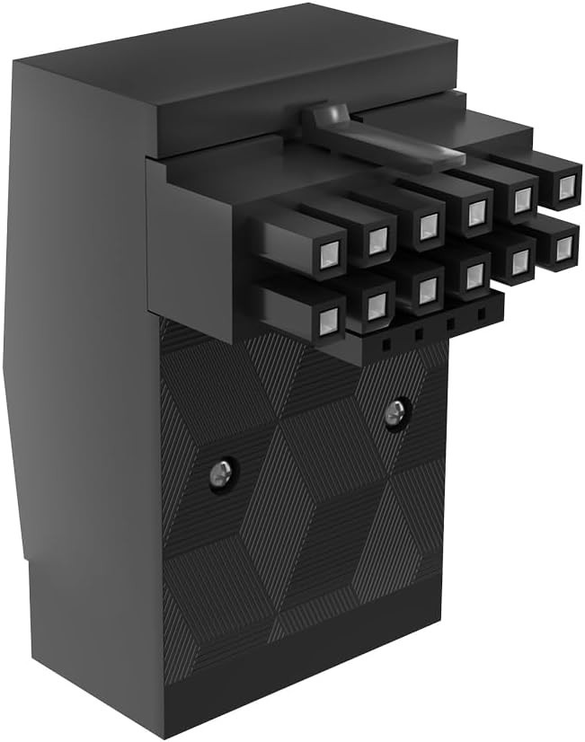 12VHPWR 90 Degree Adapter: 16 Pin GPU Power Connector 600W Pcie5.0 Right Angle P