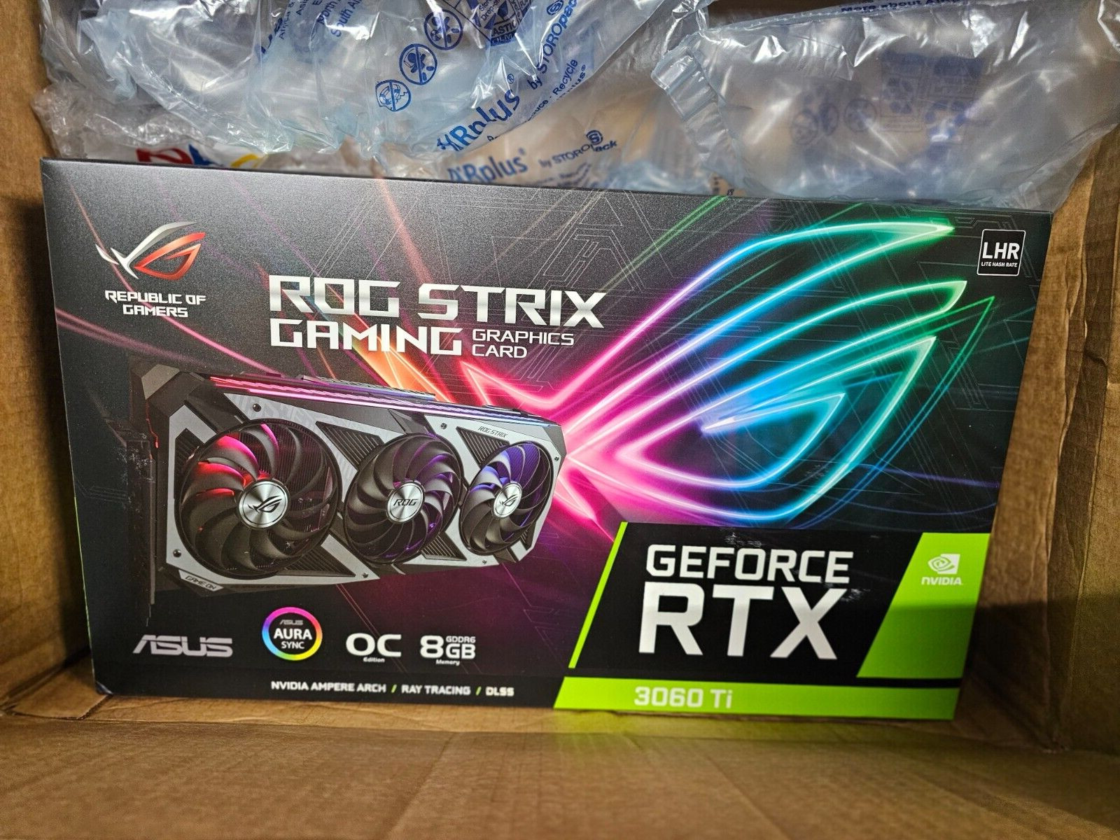 ASUS ROG Strix NVIDIA GeForce RTX 3060 Ti V2 8GB GDDR6 Gaming Graphics Card...
