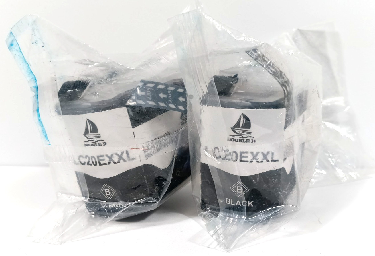 LC20EXXL Compatible Black Ink Cartridge Double D Brand New Sealed 2 Available