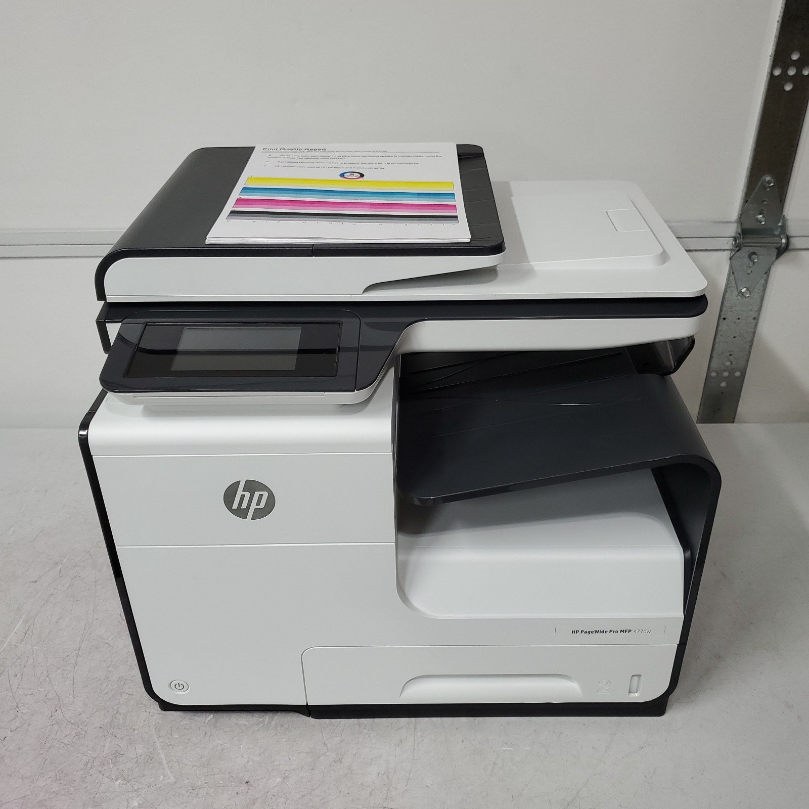 HP PageWide Pro MFP 477dw Color Inkjet Printer NO INK LOW USE 6K Page Count