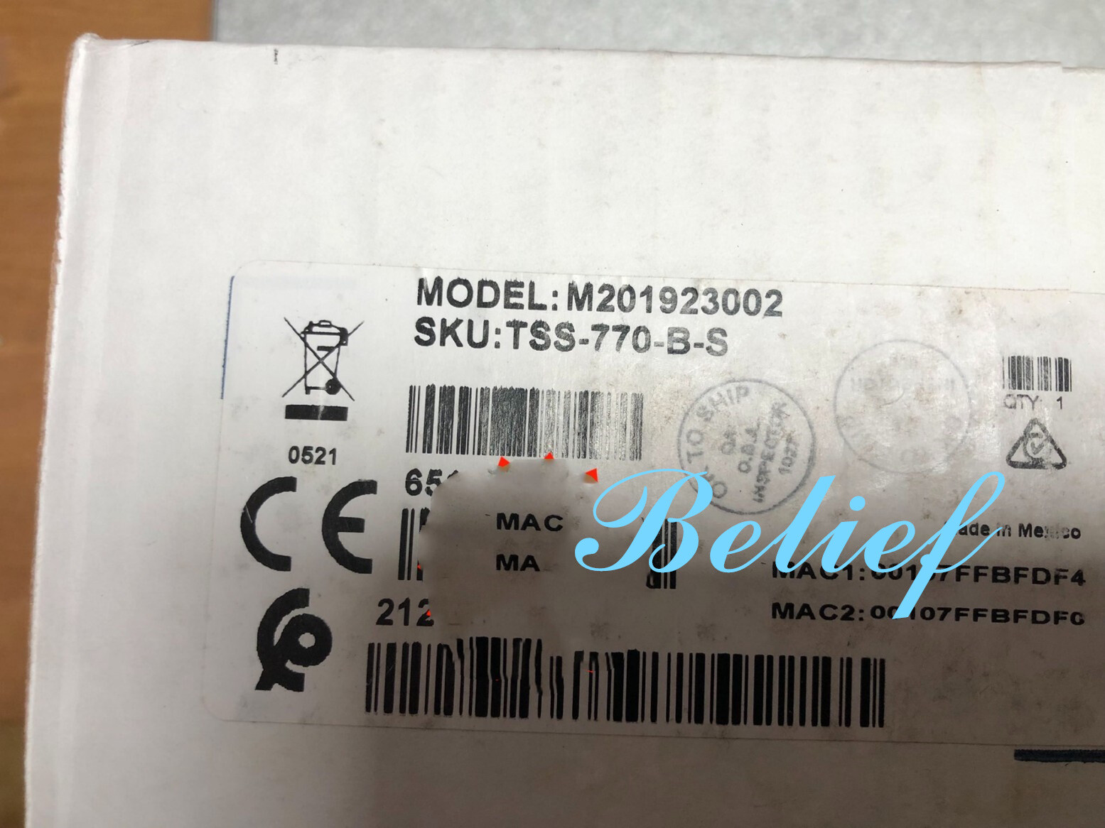 Brand New TSS-770-B-S Crestron Touch Screen Fast FedEx or DHL