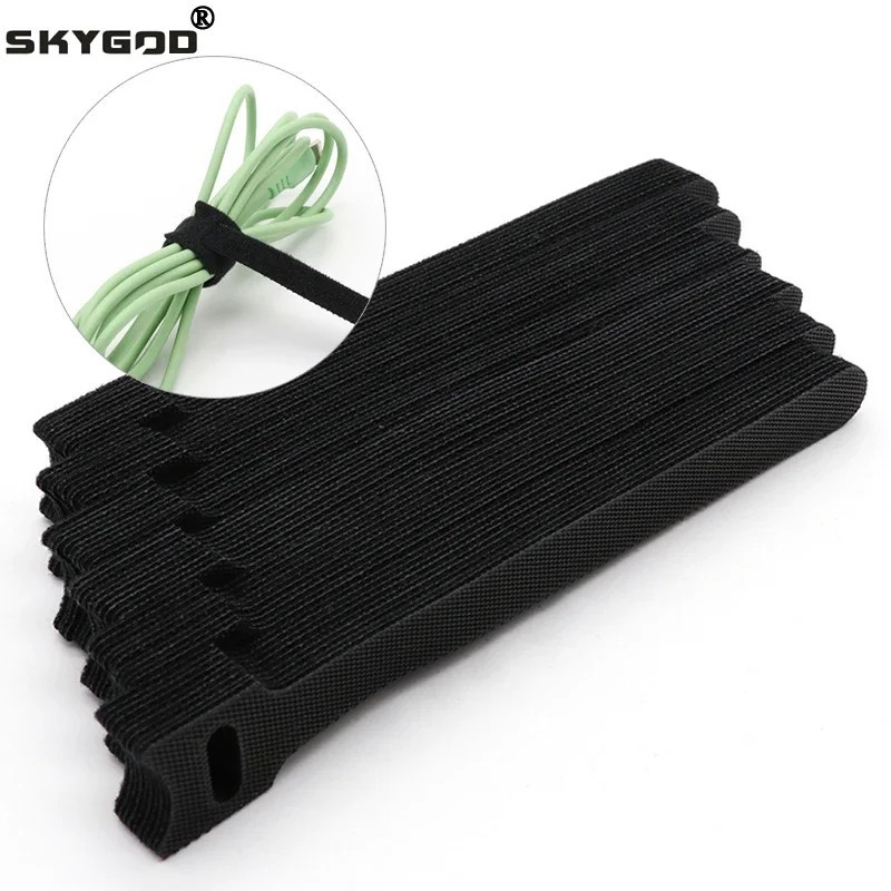 VELCRO Brand Ties Cable Cord Organizer Wraps Zip Reusable Die Cut Strap (New)