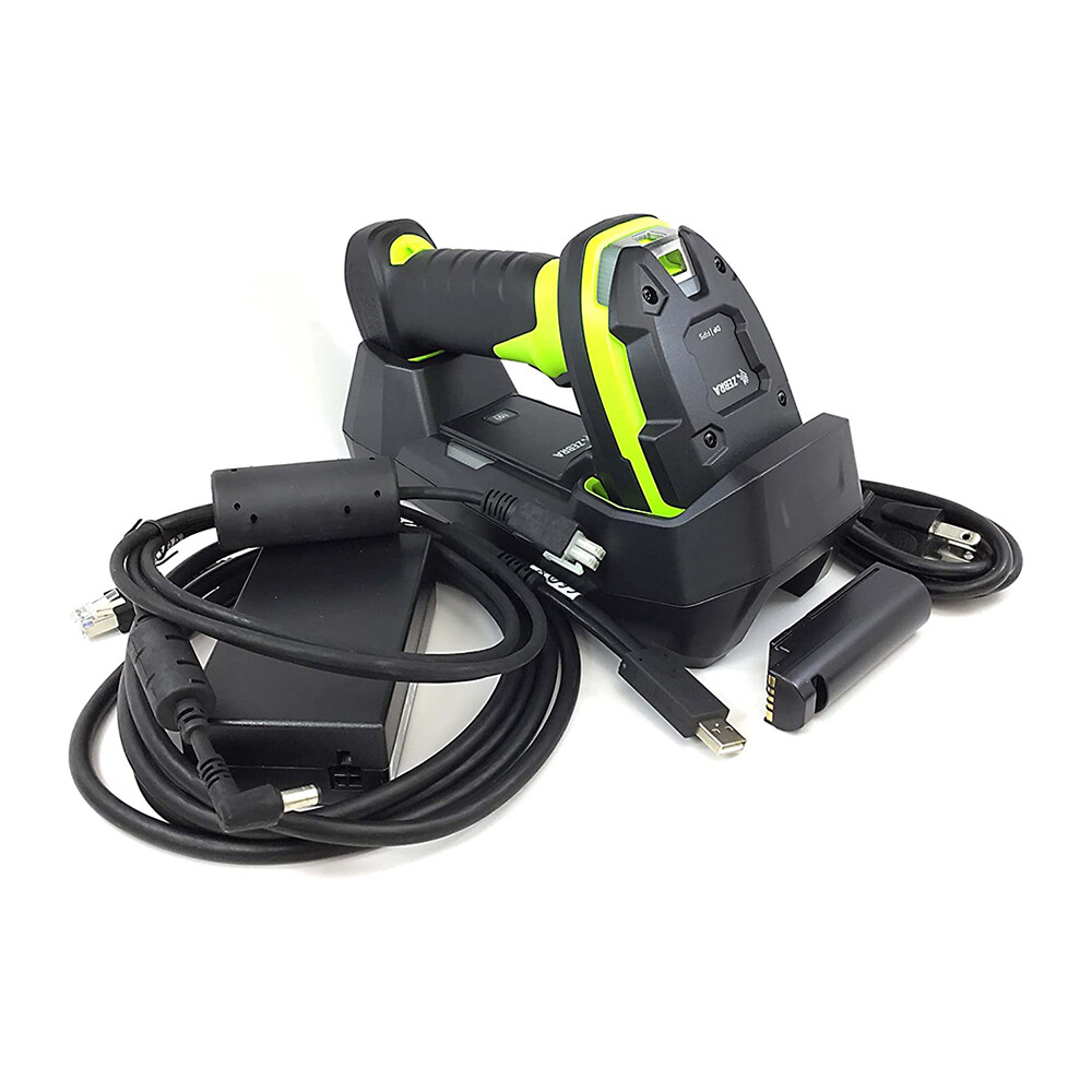 Zebra DS3678-DP Ultra-Rugged Cordless USB Bluetooth 2D Barcode Scanner w/Battery