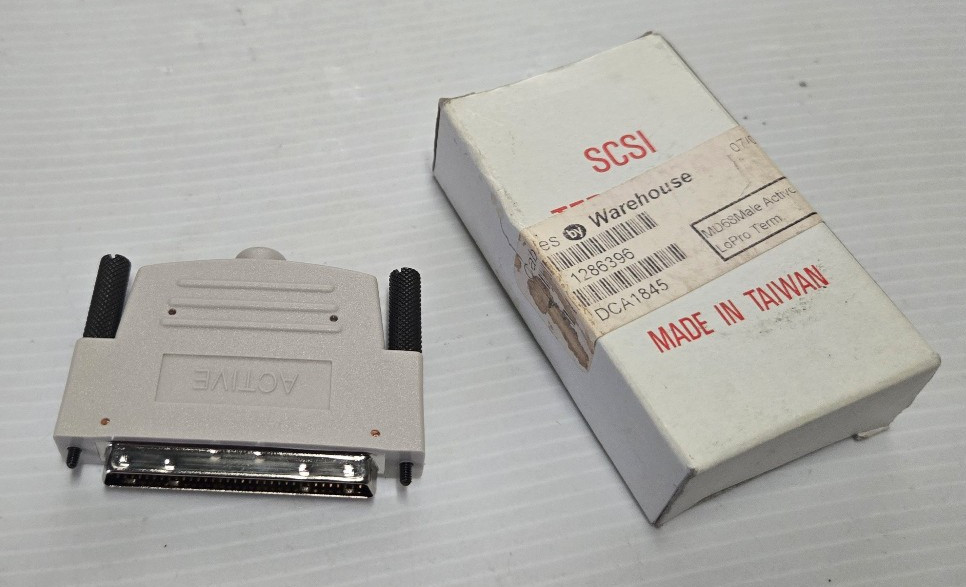 LED Indicator Active 68PIN SCSI MD68 Male External Terminator