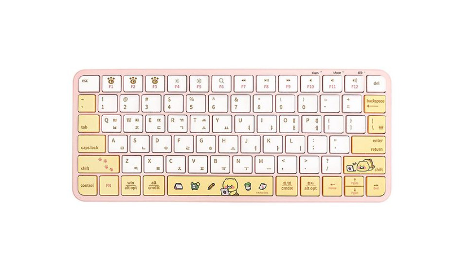 Kakao Friends Tenkeyless Wireless Keyboard Choonsik Type C Charge Portable