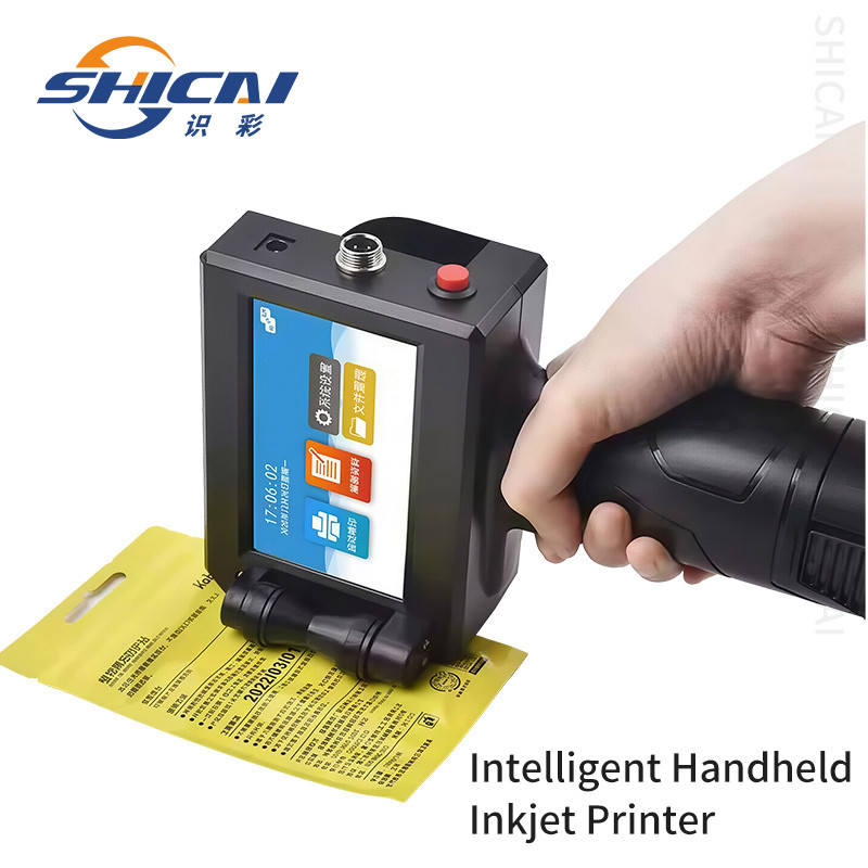 TIJ 12.7mm Handheld Inkjet Printer Expiry Batch Marking for Shipping Materials