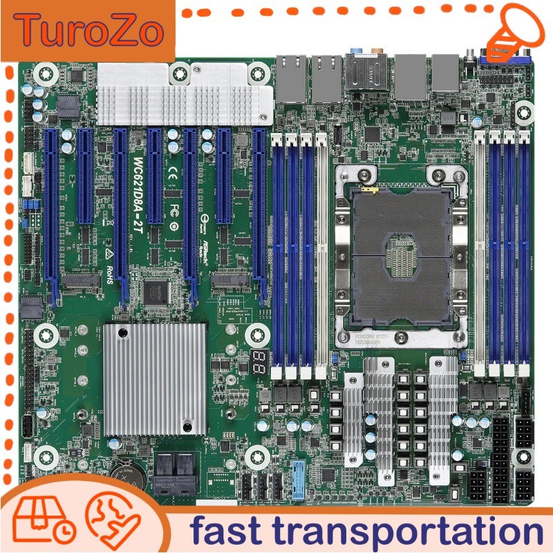 ASRock Rack WC621D8A-2T, W-3175X Support 8275CL 8284 CPU High-Power