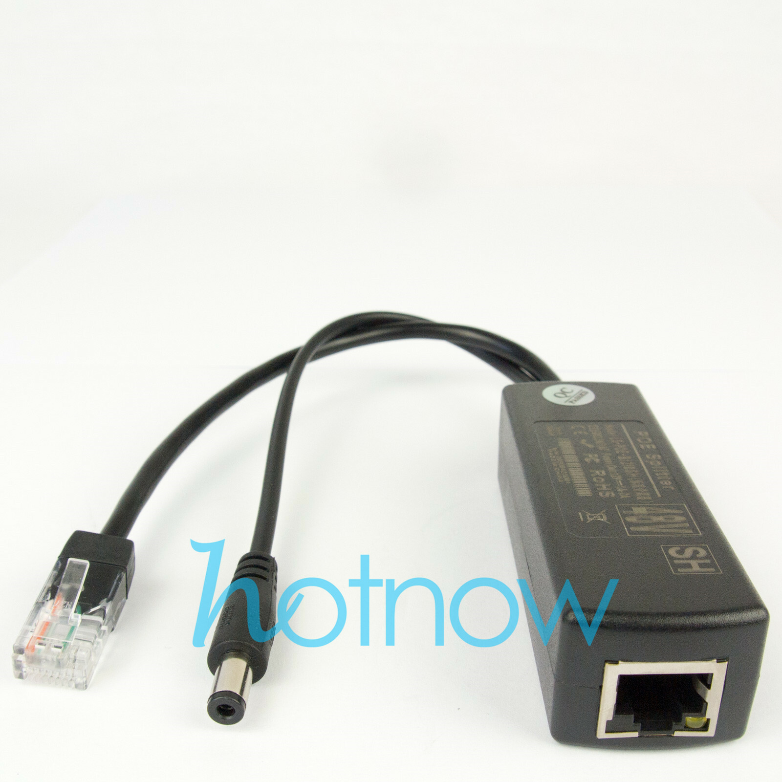 4pcs Active PoE Splitter Power Over Ethernet 48V to 12V 1A-2A 802.3af Standard