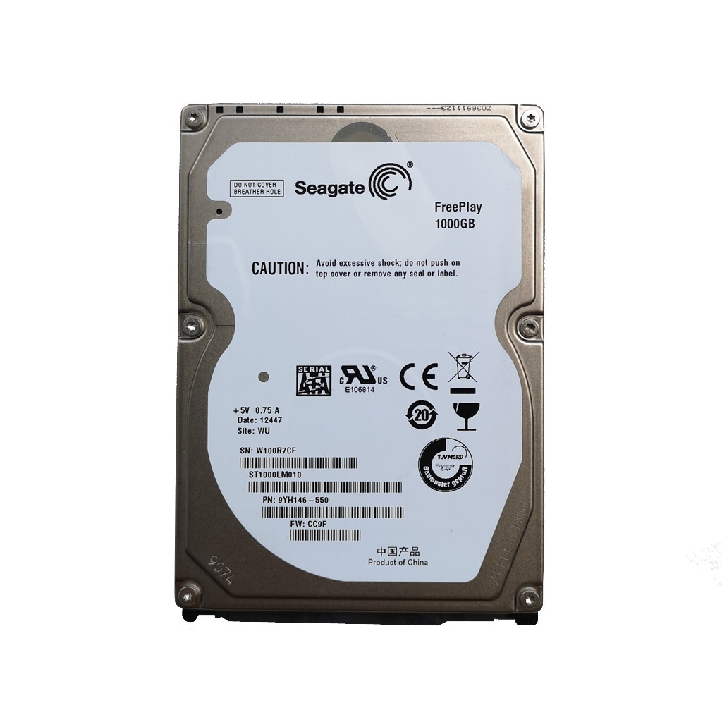 Seagate FreePlay 1000GB ST1000LM010 5400RPM SATA 2.5" Laptop HDD Hard Drive-15mm