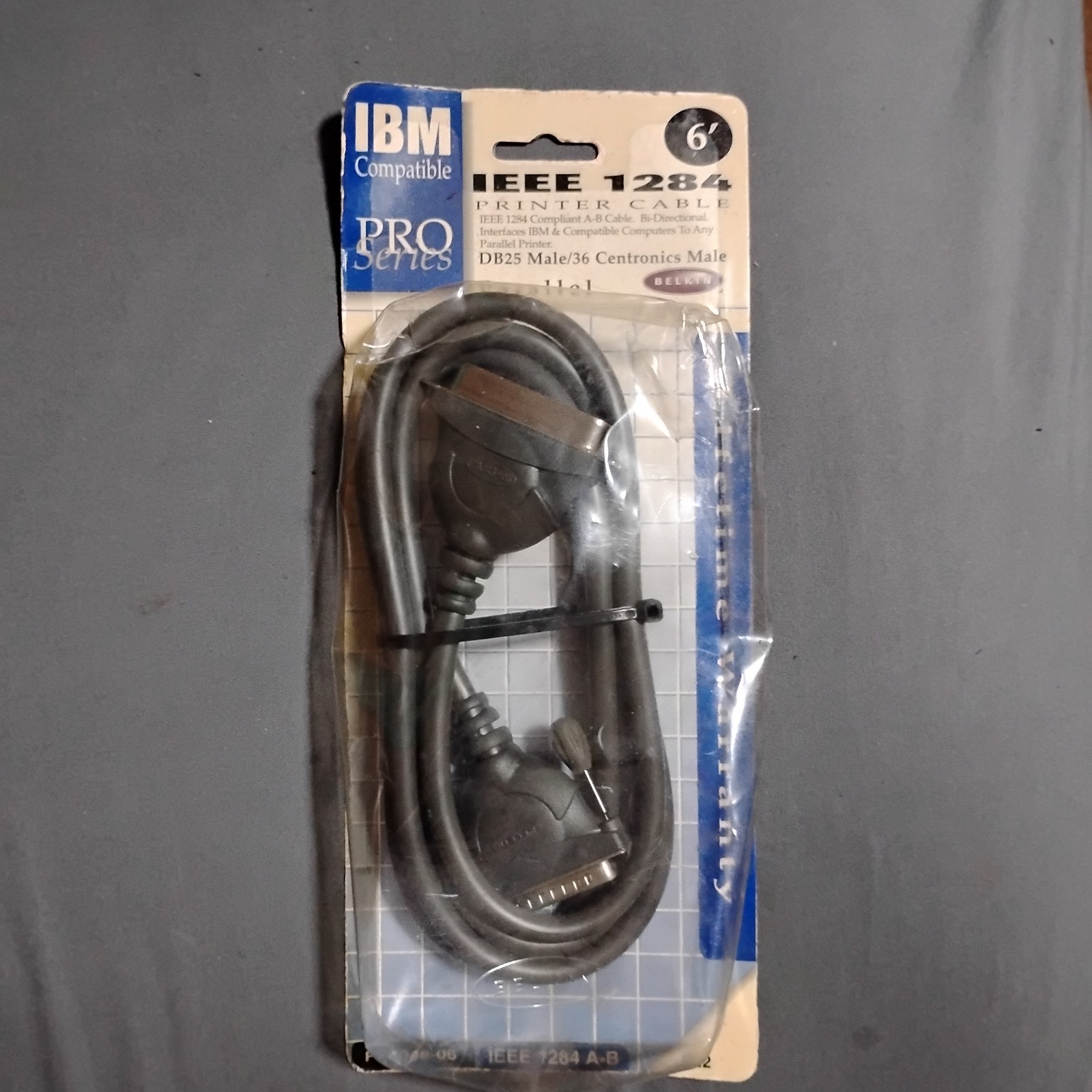 IBM Compatible Pro Series IEEE 1284 Printer Cable - Factory Sealed