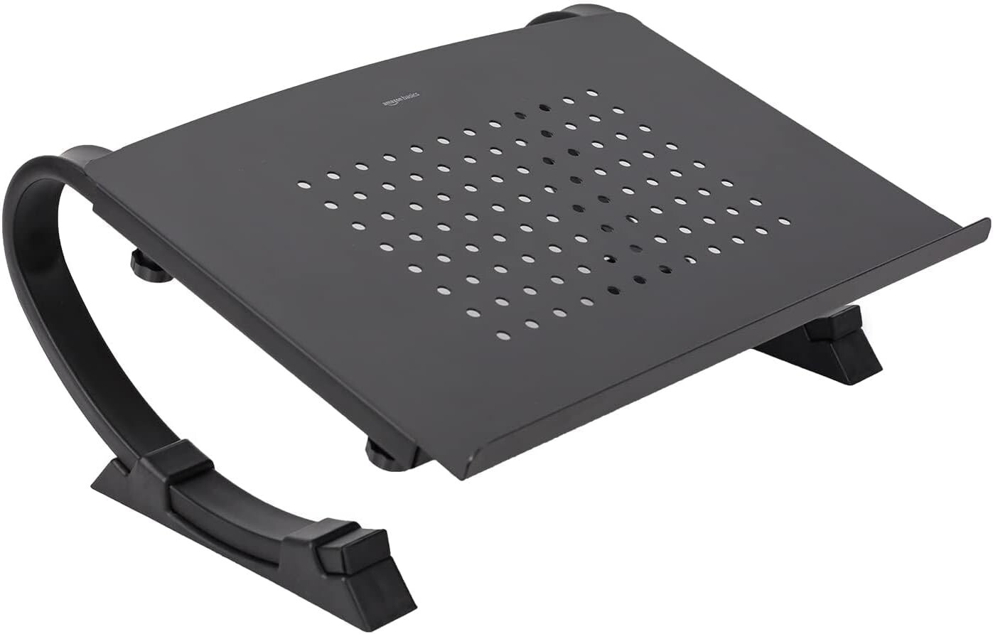 Amazon Basics Adjustable Laptop Stand Riser Monitors Laptops up to 22lb