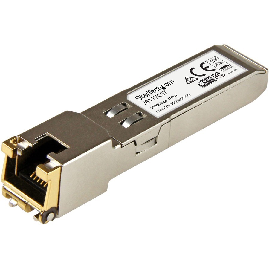 StarTech HPE J8177C Compatible SFP Module - 1000BASE-T - 1GE Gigabit Ethernet
